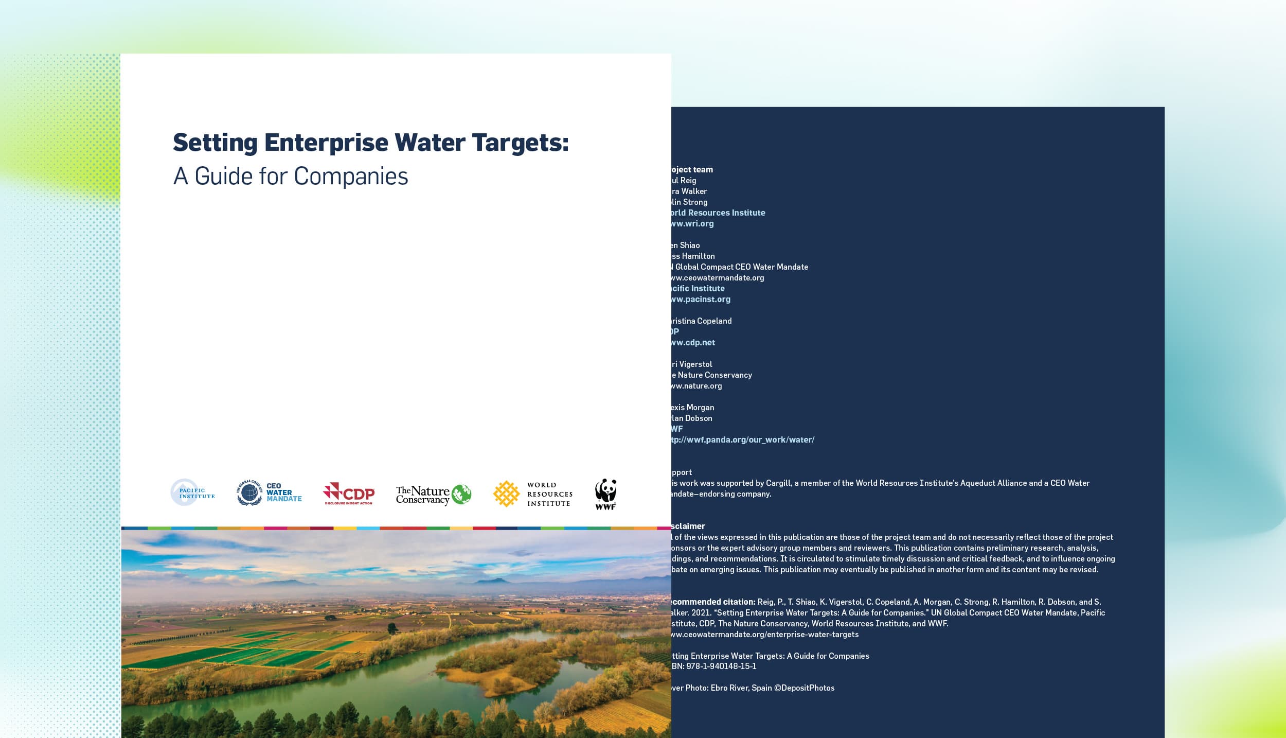 Setting Enterprise Water Targets: A Guide For Companies